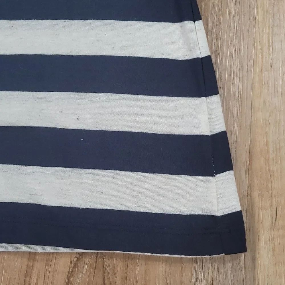 🔹️Zenana Blue & Cream Striped Tanktop - Picture 5 of 9
